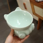 Supplies Drinking Eating Puppy Kitten Protection Cervical Pet Supplies Water Feeder Container Pet Feeding Bowl Cat Food Bowl - Image 5