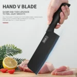 3/5pcs Kitchen knife set, high-grade black steel knife set Gift knife Stainless steel kitchen utensils household knives - Image 10