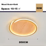 Modern LED Room Decoration Ring Ceiling Light Living Room Bedroom Dining Room Ceiling Lamp Indoor Lighting Decorative Lamps - Image 14