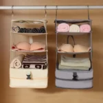 Hanging Organizers for Travel Storage Compressible Foldable Multi Layer Bags for Closet Suitcase Dormitory - Image 3