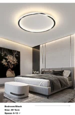 Modern LED Room Decoration Ring Ceiling Light Living Room Bedroom Dining Room Ceiling Lamp Indoor Lighting Decorative Lamps - Image 24