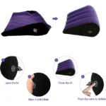 Inflatable Love Pillow Wedge Position Cushion Furniture Aids Sofa Adult Magic Game Couples Pillows Husband And Wife Cushion - Image 22