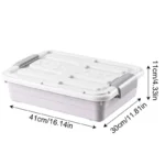 Under Bed Organizer Under Bed Storage Containers Waterproof With Casters Large Capacity Space Saving Storage Supplies - Image 6