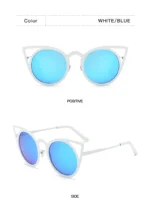 Cat Ear Fashion Sunglasses, Retro Cute Framed Color Sunglasses, Men's and Women's Sunglasses - Image 22