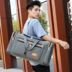 Travel Bag Large Capacity Handbag Portable Outdoor Carry Luggage Convenient Practical Male's Weekend Duffle Bags - Image 35