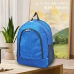 Cute Simple Casual Backpack Simple Versatile Trendy Grid Fashion Street Travel Personality Storage Bag Sequin Backage For Girls - Image 3
