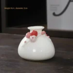 Handmade Flower Vases Ceramic Hydroponic Mini Flower Inserted Dry Flower Fragrance Bottle Home Decorations Floreros Vintage - Image 13
