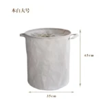 Foldable Fabric Laundry Basket Home Use Dirty Clothes Hamper Toy Storage Basket Wash Tub Bedroom Utility Storage Basket - Image 9