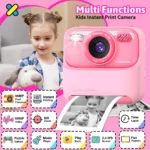 Children Digital Camera Photography Instant Camera 1080P HD Dual Lens Kids Video Recorder Toys for Girls Boys Best Birthday Gift - Image 2