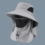 Summer Sun Hats UV Protection Outdoor Hunting Fishing Cap For Men Women Hiking Camping Visor Bucket Hat Neck Flap Fisherman Hat - Image 9