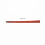 Wooden Travel Utensil Set Spoon Fork Chopsticks Portable Dinnerware for Office Picnic Camping Kitchen Dining Eco Tableware - Image 7