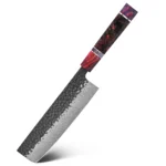 1-4 PCS Kitchen Knife set Damascus Steel Japanese chef Knife Santoku Knife Nakiri Knife kiritsuke knife Stable wood Handle - Image 8
