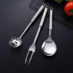 Kitchen Cookware Cooking Utensils Stainless Steel Shovel Soup Spoon Turner Utensils Dinnerware Cooking Tool Kitchen Gadgets - Image 26
