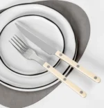 New Design Dinnerware 4 In 1 Set Stainless Steel 18/8(304) ABS Handle With Rivets Top Mirror Polishing Cutlery Sets For Kitchen - Image 21
