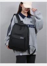 Backpack Simple New Style College Style Small Backpack Travel Lightweight Korean Version Junior High School Double Shoulder Bags - Image 30