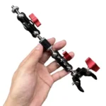 *1 Set Photography Accessories Camera Metal Super Clamp With Double Ball Head Magic Arm For  Monitor Light Mic Phone Mount - Image 6