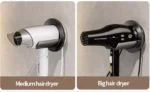 Plastic Hair Dryer Rack Wall Mounted Self-adhesive Blow Dryer Holder Hanging Organizers Bracket Without Drilling Hair Dryers ABS - Image 12