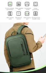 Heroic Knight Men Business Backpack Multifunction Slim Laptop Bags For Women outdoors Waterproof pack Aesthetic Backpack Design - Image 18