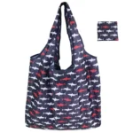 Tote Bags Flower Print Women's Grocery Handbags Outdoor Foldable Shopper Eco Shopping Bag Reusable Storage Bag Organizer Bags - Image 10
