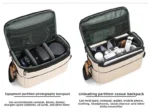 Camera bags, outdoor travel camera shoulder bags, waterproof, camera bags with detachable partitions and shoulder straps - Image 17