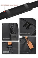 Large-Capacity Travel Bag, Dry-Wet Separation Gym Bag, Business Water-Resistant Shoulder Bag, Trendy Sports Bag, Fashionable Crossbody Bag, Unisex Storage Bag - Image 23