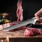 Kitchen Knife 6PCS Set Stainless Steel,Includes Chef's Knife, Bread, Boning Knife,Fruit Knife, with Stainless Steel Knife Holder - Image 14