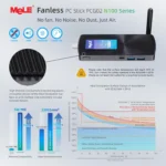 MeLE Fanless Mini PC Stick PCG02,N100 8GB LPDDR4x 256GB,Mini Desktop Computer Stick,Support 4K HDMI,PXE Unlocked Bios,Micro PC - Image 5