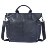 Genuine Leather Men's Brifecase 15 Inch Laptop Bags Simple Cowhide HandBag Vegetable-tanned Leather Fashion Casual Style - Image 3