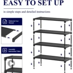 Shoe Rack Non-Woven Shoe Rack Shelf, Stackable Shoe Organizer helves for Closet, Entryway, Garage & Corridor, Sturdy & Long - Image 12