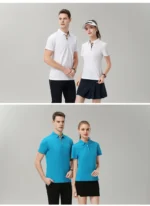 Polo shirt custom printed LOGO pattern lapel 2023 summer business leisure multi-style breathable company group diy embroidery - Image 19
