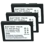 1300mAh 3.7V EN-EL2 Battery for Nikon Coolpix 3500 3200 3100 2500 EN EL2 Camera Batteries - Image 9