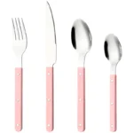 New Design Dinnerware 4 In 1 Set Stainless Steel 18/8(304) ABS Handle With Rivets Top Mirror Polishing Cutlery Sets For Kitchen - Image 7