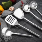 All steel knife set kitchen home professional chef knife knife with spatula spoon cooking tool combination, kitchen accessories - Image 4
