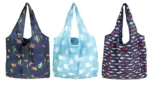 Tote Bags Flower Print Women's Grocery Handbags Outdoor Foldable Shopper Eco Shopping Bag Reusable Storage Bag Organizer Bags - Image 36