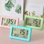 12/24 Hours Wall Clock Thermometer Digital Table Clock Hygrometer Electronic Product Desk Watches Decorate Mini Electronics Home - Image 2