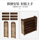 Shoes Organizers Narrow Corridor Shoe Rack Space Saving Storage Shelf Shoe Rack Luxury Designs Sturdy Home Furniture Accessories - Image 53