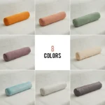 Round Bed Pillows Roll Cover Head Leg Back Lumber Support Light Travel Column Bolster Pillowcase Cylindrical Cushion Covers - Image 24