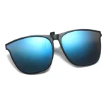 Polarized Clip On Sunglasses Men Car Driver Goggles UV400 Sun Glasses Anti Glare Vintage Square Glasses - Image 3