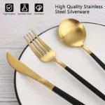 Stainless Steel Cutlery Set With Storage Box 4 Counts Portable Tableware Set For Home Kitchen Dining Room Household Tableware - Image 9