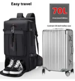 50L 70L Large Capacity Travel Backpack Luggage Sports Training Fitness Independent Shoes Storage Bag Laptop Bags - Image 17
