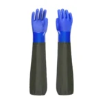 Rubber Gloves Long Aquatic Industry Gloves Long Gloves with Arm Guards Thickened Gloves Water Operations Fishery Work Gloves - Image 2