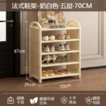 Shoes Organizers Narrow Corridor Shoe Rack Space Saving Storage Shelf Shoe Rack Luxury Designs Sturdy Home Furniture Accessories - Image 44