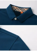 Polo shirt custom printed LOGO pattern lapel 2023 summer business leisure multi-style breathable company group diy embroidery - Image 25