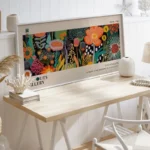 Colorful Flowers Wall Art Abstract Print,Japanese Wall Art,Inspired By Yayoi Kusama Japandi Wall Art,Exhibition Poster Unframed - Image 10
