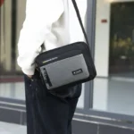 Fashion Men Crossbody Bag Single Shoulder Bags Big Capacity Storage Bag Multi-Pockets Business Crossbody Bags for Work Traveling - Image 4