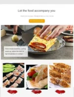 Uncoated Cast Iron Frying Pan Non Stick Multi Purpose Griddle For Pancakes Pizza Baking Stove Top Cooking Tool Anti Oil Spill - Image 11