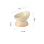 Cat Ceramic Bowl Gradient Pet Food Water Feeders Small Dogs Drinking Eating Supplies Raised Tilted Cats Puppy Feeding Supplies - Image 6