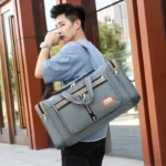Travel Bag Large Capacity Handbag Portable Outdoor Carry Luggage Convenient Practical Male's Weekend Duffle Bags - Image 33