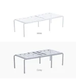 ABS Shoe Rack Extensible Shoe Hanger Storage Space Saving Shelf Telescopic Storage Rack Household Kitchen Cabinet Organizer - Image 18