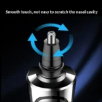 Electric Shaver Man Rechargeable Razor Shaving Knife Whisker Knife Household Portable Floating Three Tip Water Wash - Image 3